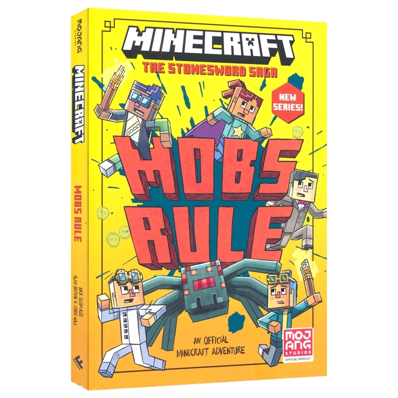 Minecraft Mobs Rule! 我的世界石剑传奇 暴徒规则 趣味桥梁书 成长冒险故事 奇幻冒险 热门游戏 英文原版进口图书