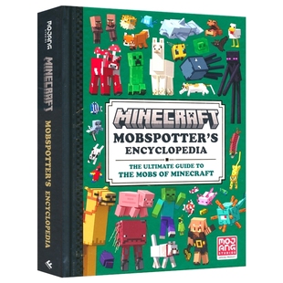 Minecraft Mobspotter's Encyclopedia 我的世界 生物观察者 百科全书 游戏指南 生物群落研究专家编写 益智活动 7-12岁 英文原版