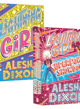 Lightning Girl Superpower Showdown 闪电女孩系列 超能力对决 冒险英语章节小说 勇气成长主题 幽默 课外读物 英文原版进口图书