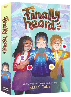 Finally Heard 终于被听见 Finally Seen 续集 章节小说 社交媒体的利与弊 友谊与家庭关系 青少年英语读物 英文原版进口儿童图书
