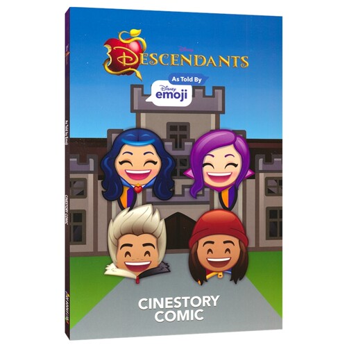【自营】Disney Descendants As Told by Emoji 迪士尼后裔 表情包讲述版 电影漫画故事创意改编 轻松幽默视觉化叙事 英文原版进口