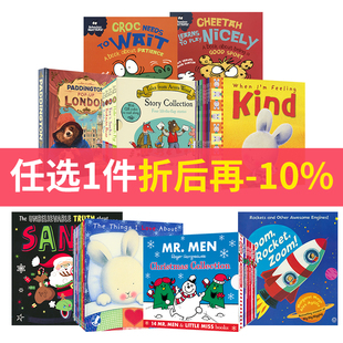 图画书 亲子睡前读物 进口儿童图书 自然拼读 情绪管理 圣诞节 动物 英语早教启蒙 故事绘本 英文原版 1件9折