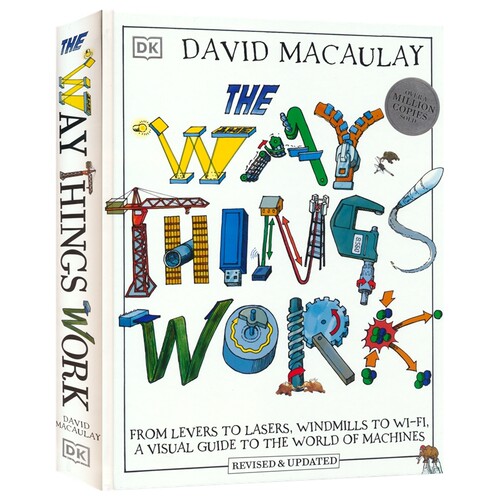 DK The Way Things Work 万物运转的秘密 科学知识 技术创新 厚本精装大百科 儿童科普读物 精美插图 英文原版进口图书
