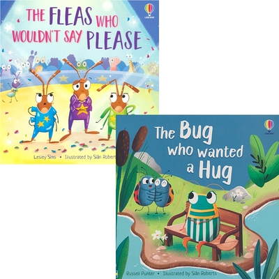 Usborne Bug Tales 尤斯伯恩 儿童故事绘本 The Bug who wanted a Hug The Fleas Who Wouldn't Say Please 行为情绪管理 英文原版