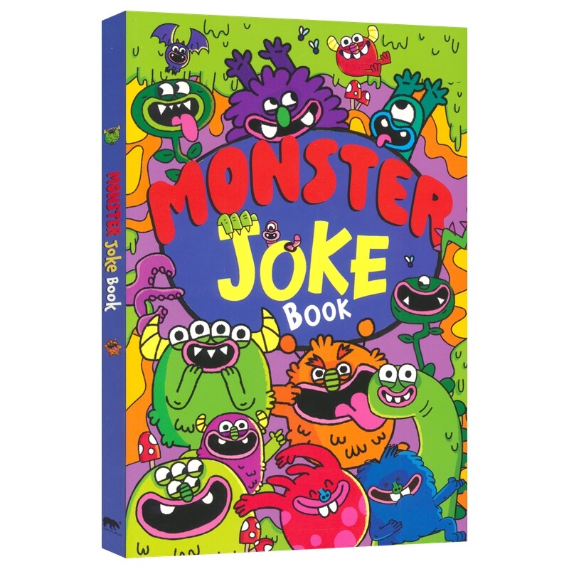Monster Joke Book 怪物笑话大全 650+笑话 文字游戏 双关语 小学生英语课外读物 全彩插图 英文原版进口儿童图书