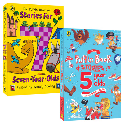 【自营】The Puffin Book of Stories for Five/Seven-year-olds 海雀系列5岁/7岁孩子故事集 儿童睡前故事 名家短篇佳作 英文原版