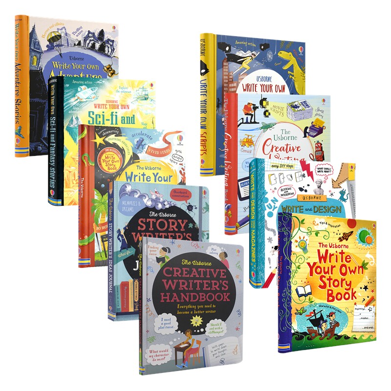 Usborne Write and Draw Your Own 尤斯伯恩 英文原版写作指导训练 诗歌编剧 故事创作 美术绘画启蒙 儿童艺术培养 小学生课外阅读