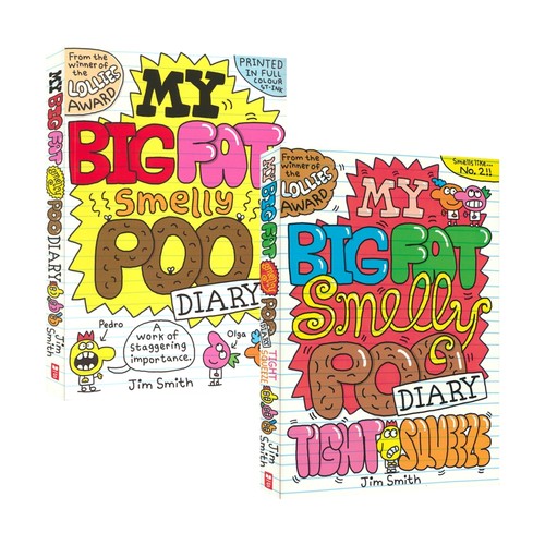 My Big Fat Smelly Poo Diary 我的臭便便日记1-2 漫画书 图像小说 桥梁书 Barry Loser 作者新作 英文原版进口儿童图书
