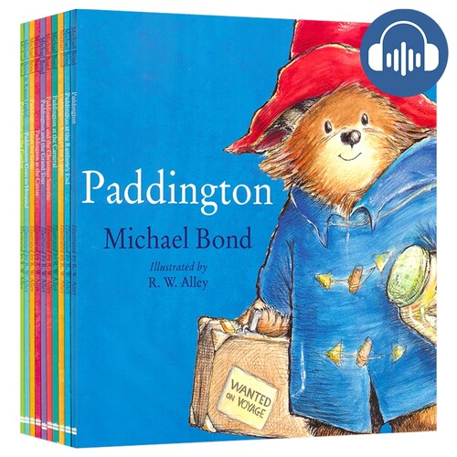 Paddington Collection 帕丁顿熊图画故事书系列10册 赠音频 英文原版进口儿童图书 绘本 英伦漂的生活趣事 Michael Bond 伦敦
