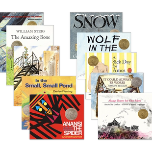 Caldecott Award Winners 凯迪克大奖绘本10册袋装 启蒙读物 经典绘本 情商启蒙 英语读物 英文原版进口图书