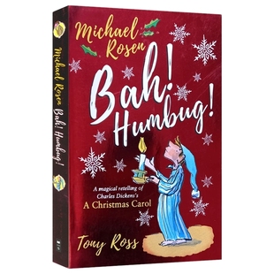 【自营】Bah! Humbug! 查尔斯·狄更斯经典作品《圣诞颂歌》现代改编 章节小说 青少年英语课外读物 英文原版进口儿童图书
