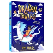英语阅读提升 Towers 英文桥梁书 黑白插图 龙之塔 英文原版 10岁 Dragon 章节小说 小学生课外读物 进口图书