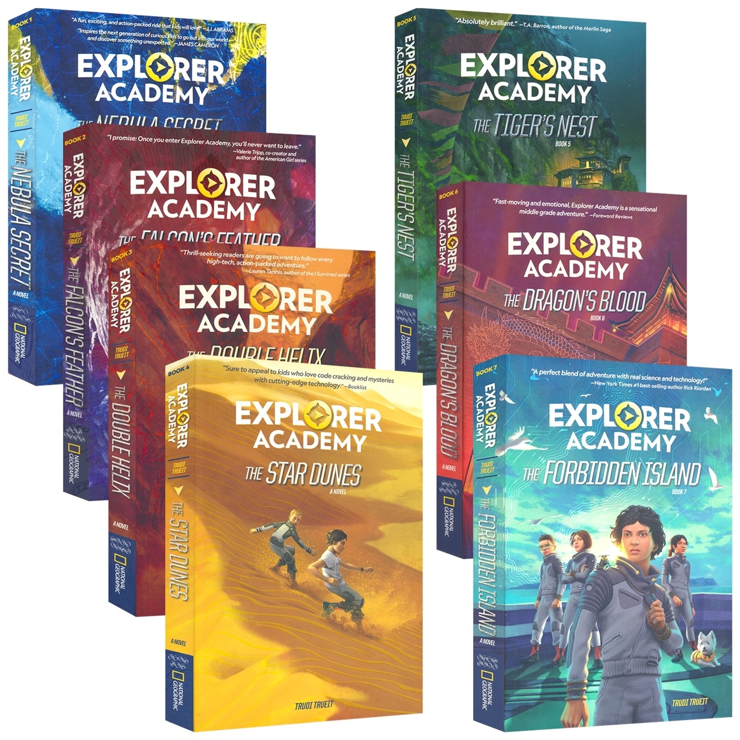 Explorer Academy 探险学院系列1-7 美国国家地理 儿童桥梁章节小说 青少年冒险科普书 英语课外阅读 彩色插图 英文原版进口图书,书籍/杂志/报纸,儿童读物原版书,淘宝优惠券,粉丝福利购,淘宝优惠卷