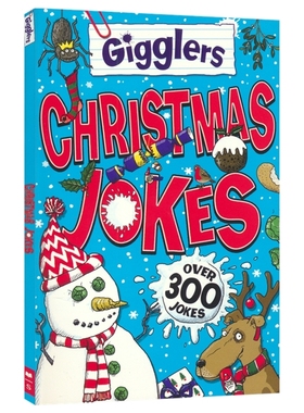 Gigglers Christmas Jokes 圣诞笑话 游戏娱乐 英语搞笑读物 300+笑话 英文原版进口儿童图书
