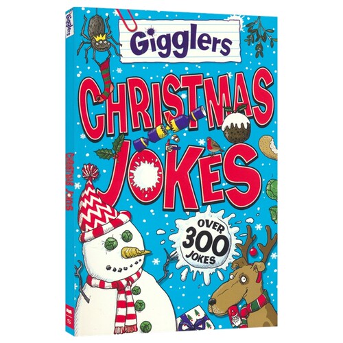Gigglers Christmas Jokes 圣诞笑话 游戏娱乐 英语搞笑读物 300+笑话 英文原版进口儿童图书