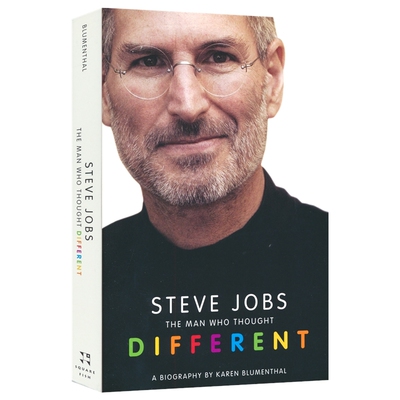【自营】乔布斯传 Steve Jobs The Man Who Thought Different 思考与众不同的男人 全英文版商业人物传记 苹果教父 英文原版进口