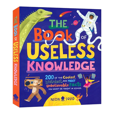 【自营】The Book Of Useless Knowledge 无用知识之书 儿童知识大百科 地理 太空 历史 百科科普英语工具书 课外读物 英文原版