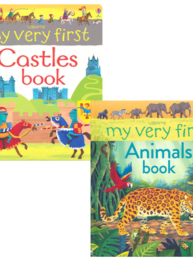 Usborne My Very First Book Animals Castles 尤斯伯恩 幼儿启蒙科普书 动物 城堡  事物认知 百科入门 英文原版进口儿童图书