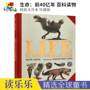 大开本 百科读物 Years 珍藏版 Four The Billion Life STEM 英文原版 英文课外读物 First 生命：前40亿年 精装 进口图书