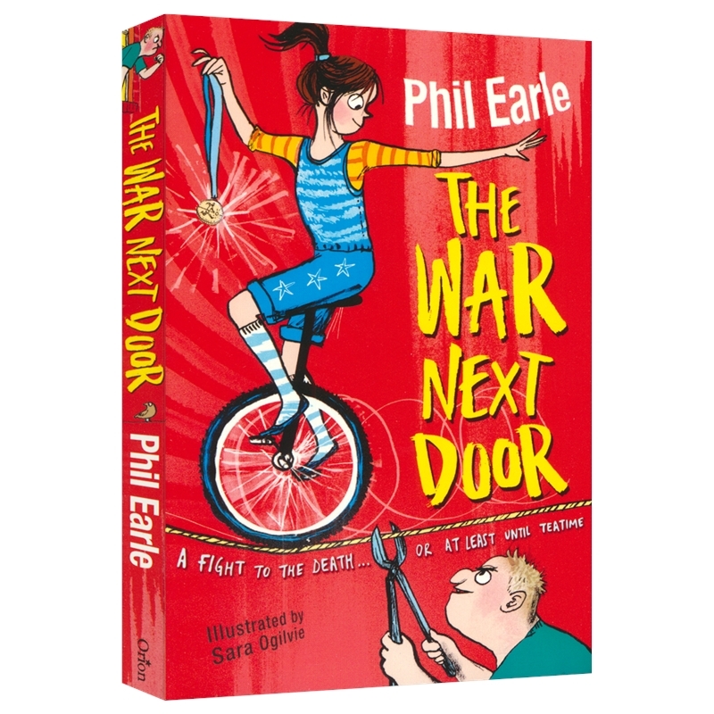 The War Next Door 隔壁的战争 英文章节书 幽默桥梁书 9-11岁 爆笑儿童小说 英文课外读物 英文原版进口图书