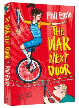 The War Next Door 隔壁的战争 英文章节书 幽默桥梁书 9-11岁 爆笑儿童小说 英文课外读物 英文原版进口图书