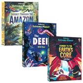 Deep Usborne Planet Journey Extreme 百科翻翻书 the 英文原版 极致星球系列 Core 地心之旅 亚马逊 Earth The 深海 进口
