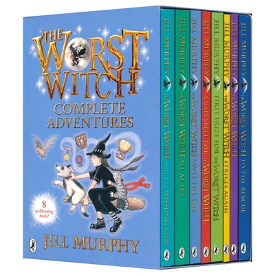 The Worst Witch Complete Adventures 魔法小女巫 8册盒装  魔法冒险主题 经典儿童文学 英文章节小说 小学生课外读物 英文原版