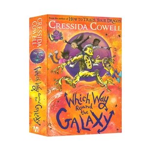 中小学课外英语读物 进口图书 the 奇幻冒险章节小说 驯龙高手作者作品 银河环游之路 Round Galaxy 英文原版 Which 太空旅行 Way