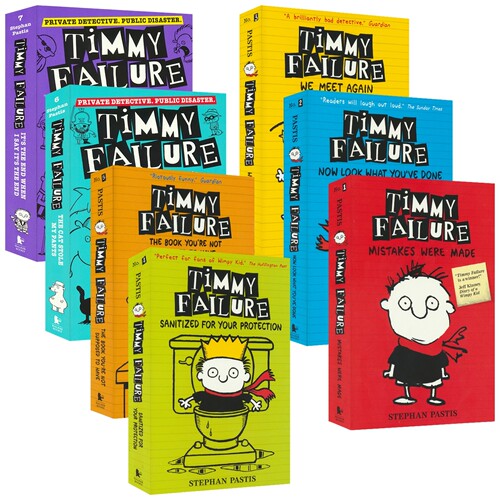 Timmy Failure 囧侦探提米·费悟 英文原版章节小说1-7册 侦探主题儿童读物  Completely Calamitous