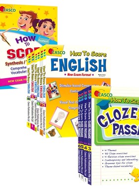 Casco How To Score Synthesis Transformation Cloze Passage PSLE 新加坡小学英语1-6 句型转换 完形填空 小升初考试 英文原版