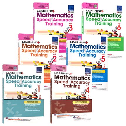 新加坡数学 SAP Learning Mathematics Speed Accuracy Training Book 1-6 计算速度精度练习1-6年级 数学练习册 英文原版进口