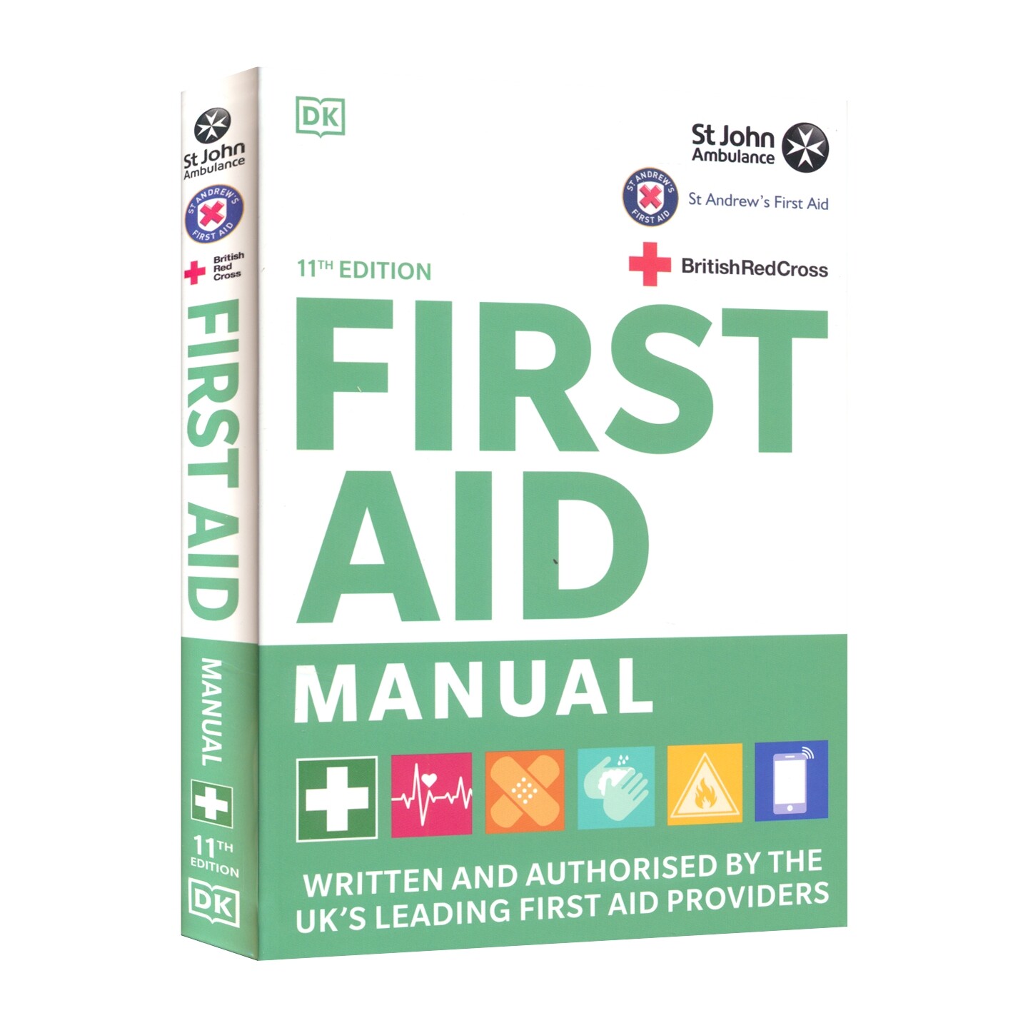 DK出品 急救手册第11版 英文原版进口 First Aid Manual 11th Edition 英国专业急救指南 百科科普读物 英国红十字会 急救救生技术