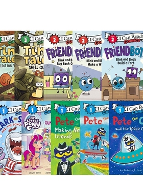 I Can Read Comics Clark the Shark And The School Sing Friendbots Tiny Tales Shell Quest 儿童英语漫画分级读物 英文原版