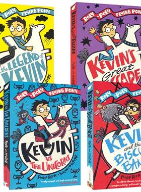 Max and Kevin 马克斯和凯文系列1-4 The Legend of Kevin 桥梁书 初级章节小说 中小学英语课外读物 英文原版进口儿童图书