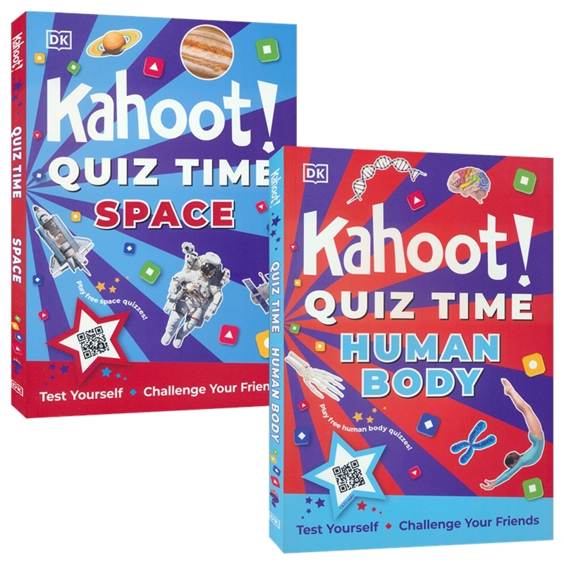 Kahoot! Quiz Time Human Body Space 人体太空问答时间 DK科普百科 英语课外读物 英文原版进口儿童图书