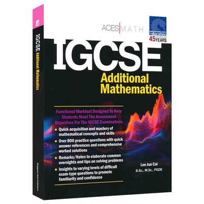 SAP IGCSE Additional Mathematics 新加坡数学 IGCSE 国际课程练习册 14-16岁 英语教辅 英文原版进口图书