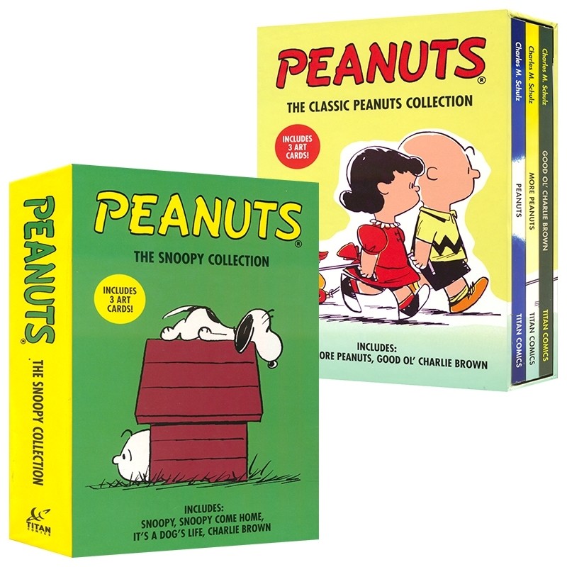 Peanuts Facsimiles Collection 史努比花生英语经典漫画复刻版6册 1950-1965原版复刻 儿童英语读物 英文原版进口儿童图书,书籍/杂志/报纸,娱乐时尚类原版书,淘宝优惠券,粉丝福利购,淘宝优惠卷