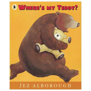 Where's My Teddy 我的泰迪熊哪去了？廖彩杏书单 英文原版进口绘本 儿童英语图书