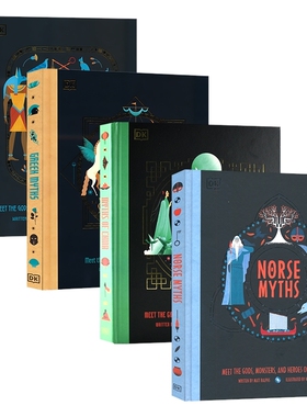 DK Myths of China Egyptian Greek Norse 古埃及希腊北欧中国古代神话绘本 故事典故历史文化读物 精装 英文原版进口儿童图书