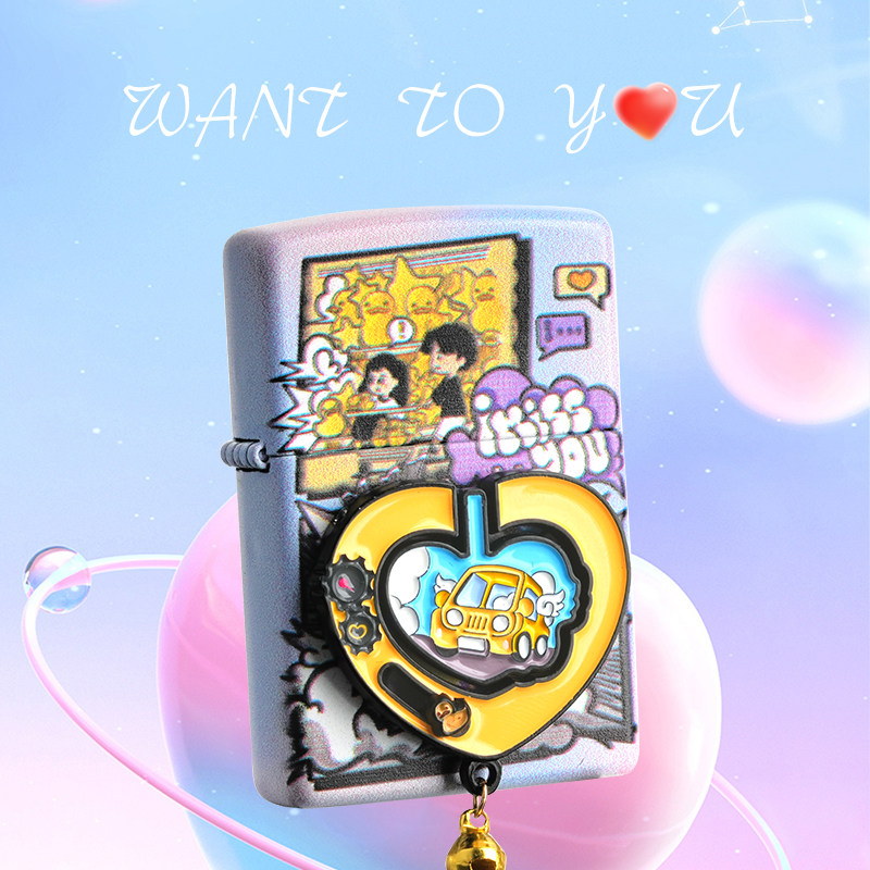 zippo防风煤油打火机送男友