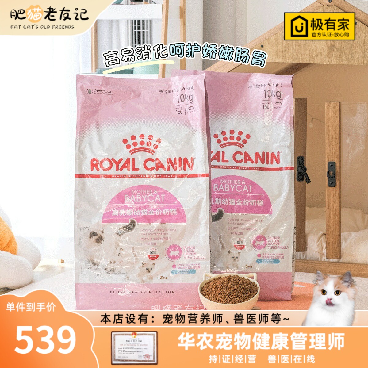 皇家幼猫奶糕BK3410kg1-4月龄图片