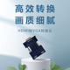 HDMI转vga转hdmi转换器高清转接头电脑显示器转电视投影仪带音频