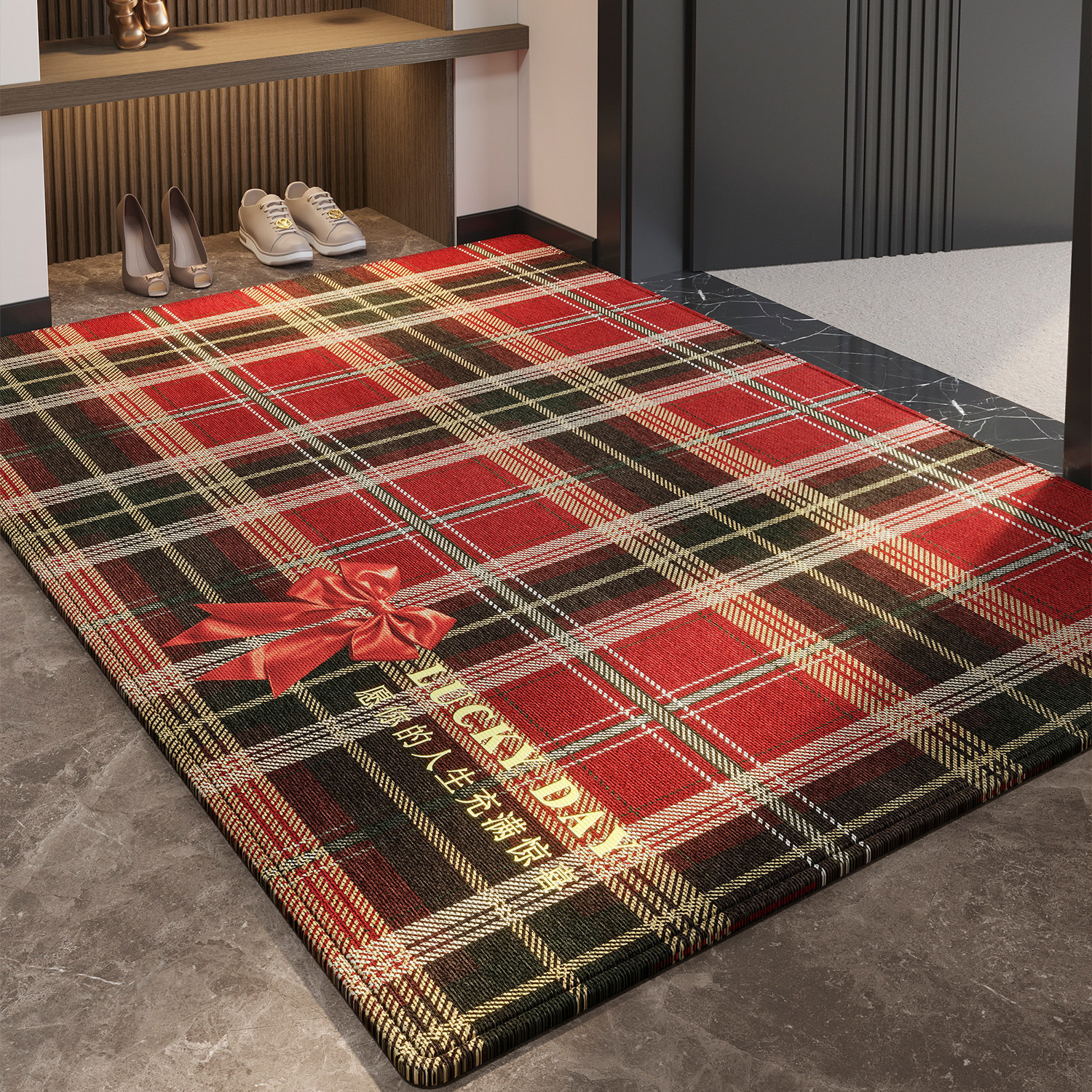 入户门地垫脚垫子2026新款门垫进门高级防滑耐磨复古门口玄关地毯,居家布艺,入户地垫,淘宝优惠券,粉丝福利购,淘宝优惠卷