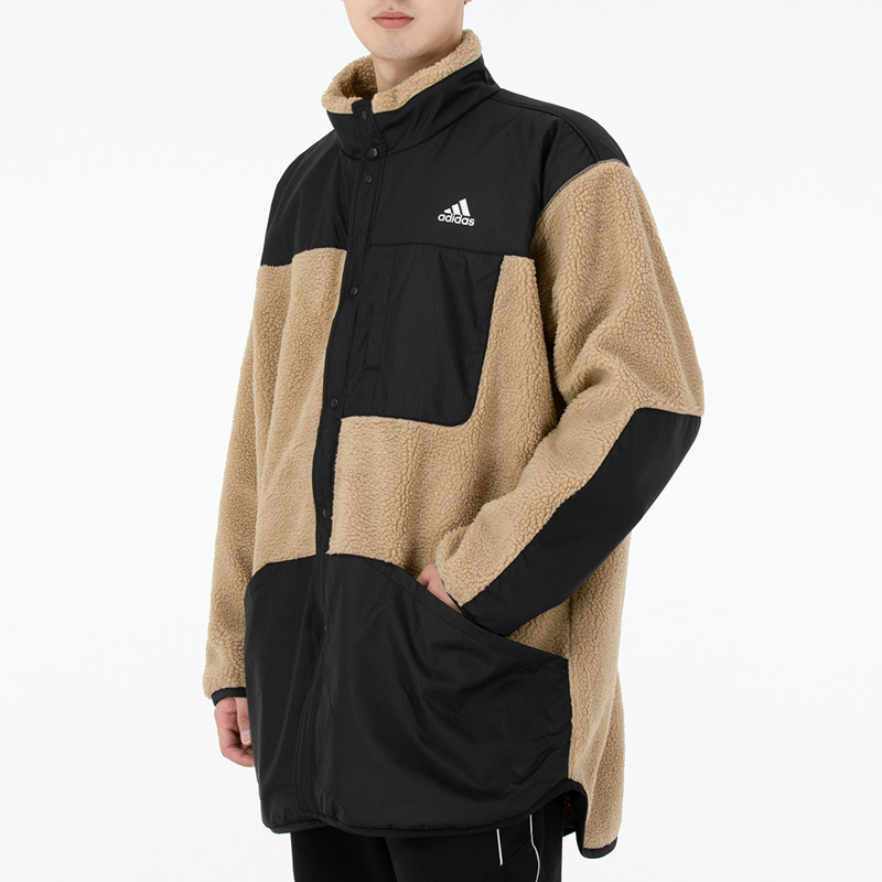 Adidas阿迪达斯夹克男装2022运动服立领保暖外套H40910 运动服/休闲服装 运动茄克/外套 原图主图