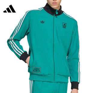 adidas阿迪达斯LFC ICON TT男子足球运动休闲夹克宽松外套JW5464