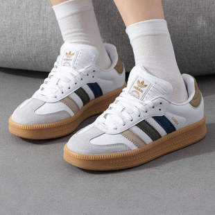 阿迪达斯三叶草男鞋女鞋运动鞋子时尚SAMBA XLG舒适休闲鞋JI4277