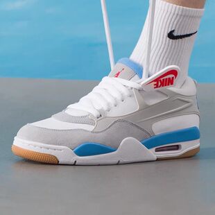 NIKE耐克男子AIR JORDAN 4 RM乔丹运动气垫复古篮球鞋FQ7939-104