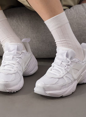 NIKE耐克女鞋运动休闲鞋V2K RUN白色复古缓震老爹鞋FD0736-113