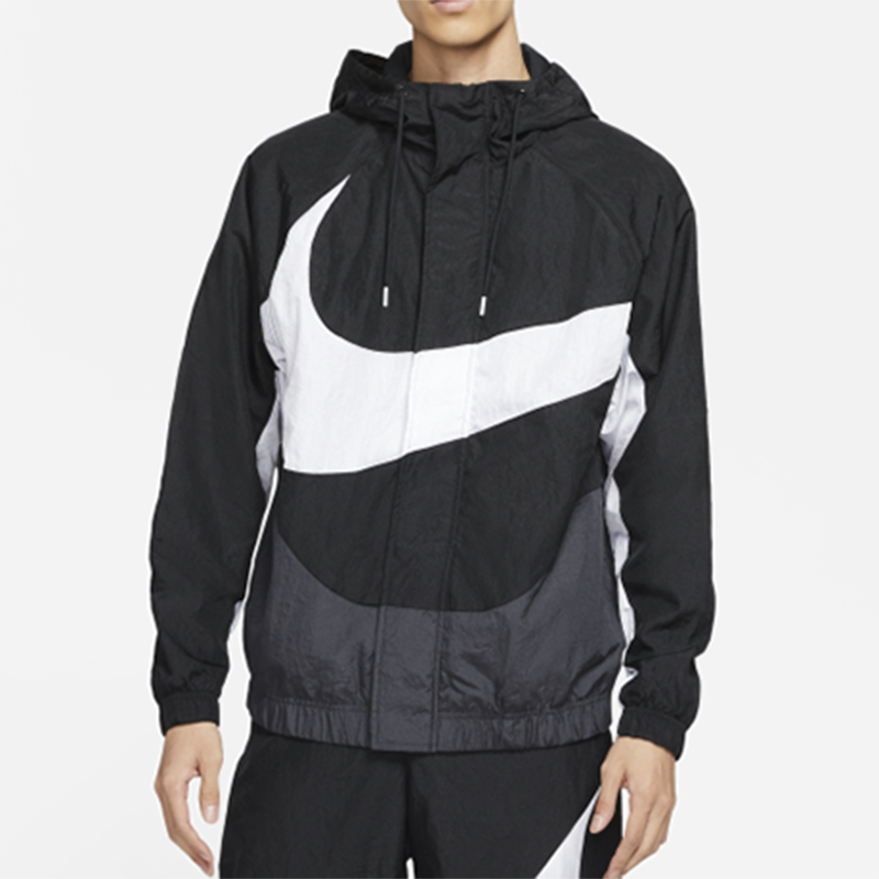 nike耐克大勾子夹克男装秋季跑步运动防风外套dd5968-010