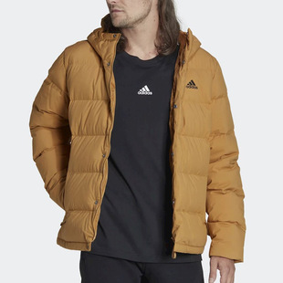 Adidas阿迪达斯羽绒服外套男子保暖运动夹克休闲连帽上衣HG8748